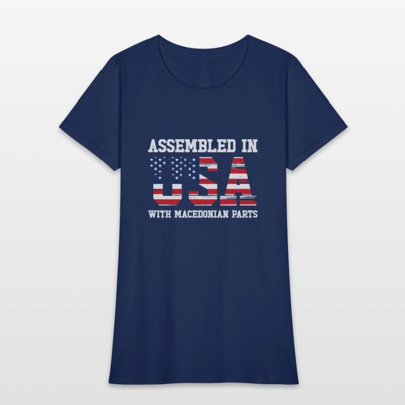 Macedonian American Patriot USA Grown Macedonia
