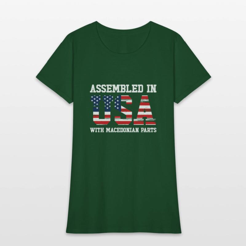 Macedonian American Patriot USA Grown Macedonia