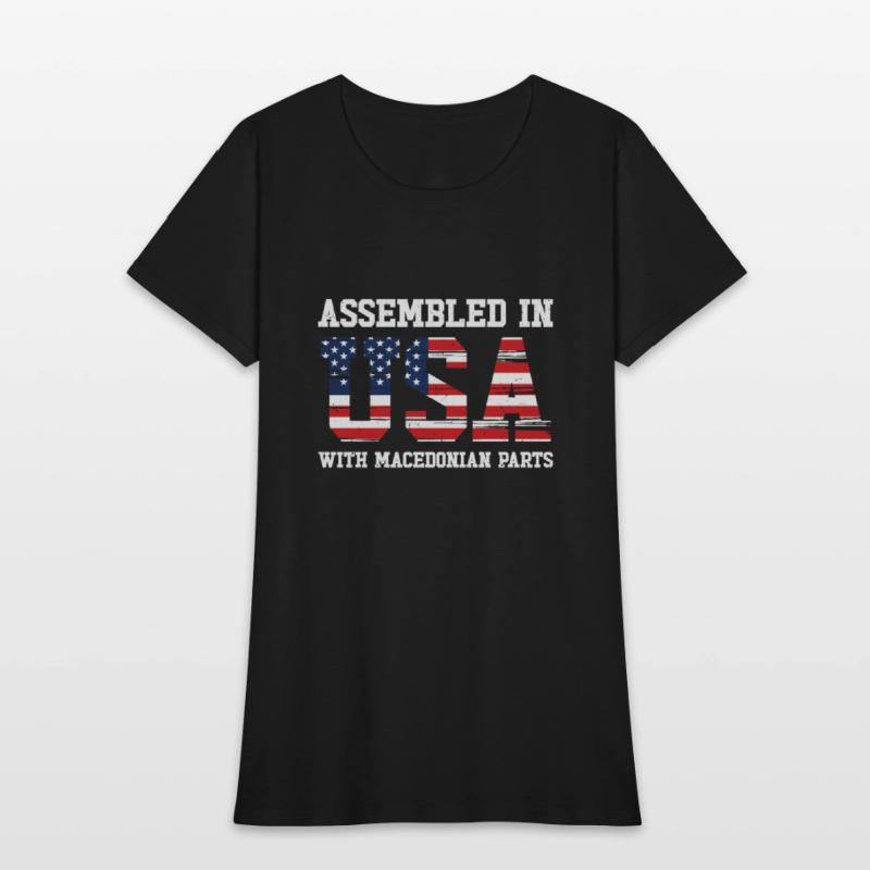 Macedonian American Patriot USA Grown Macedonia