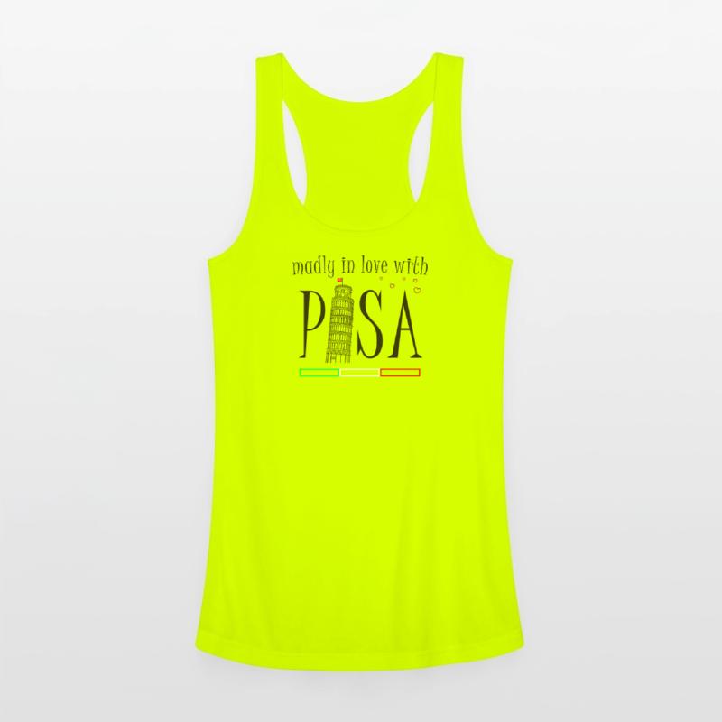 Madly in Love with Pisa, tower hand drawn Design