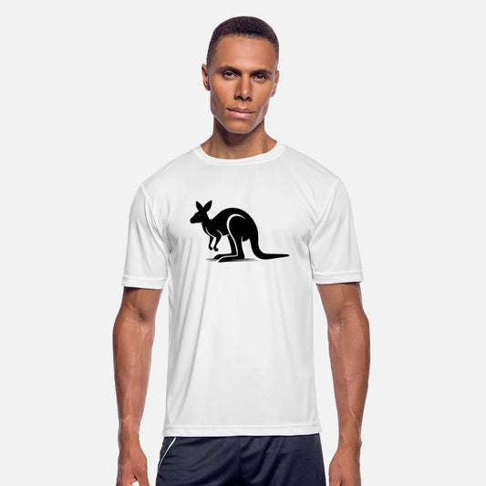 Majestic Kangaroo In Minimalist Form