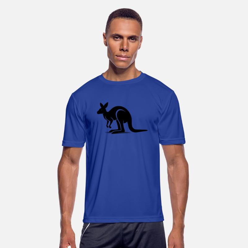 Majestic Kangaroo In Minimalist Form