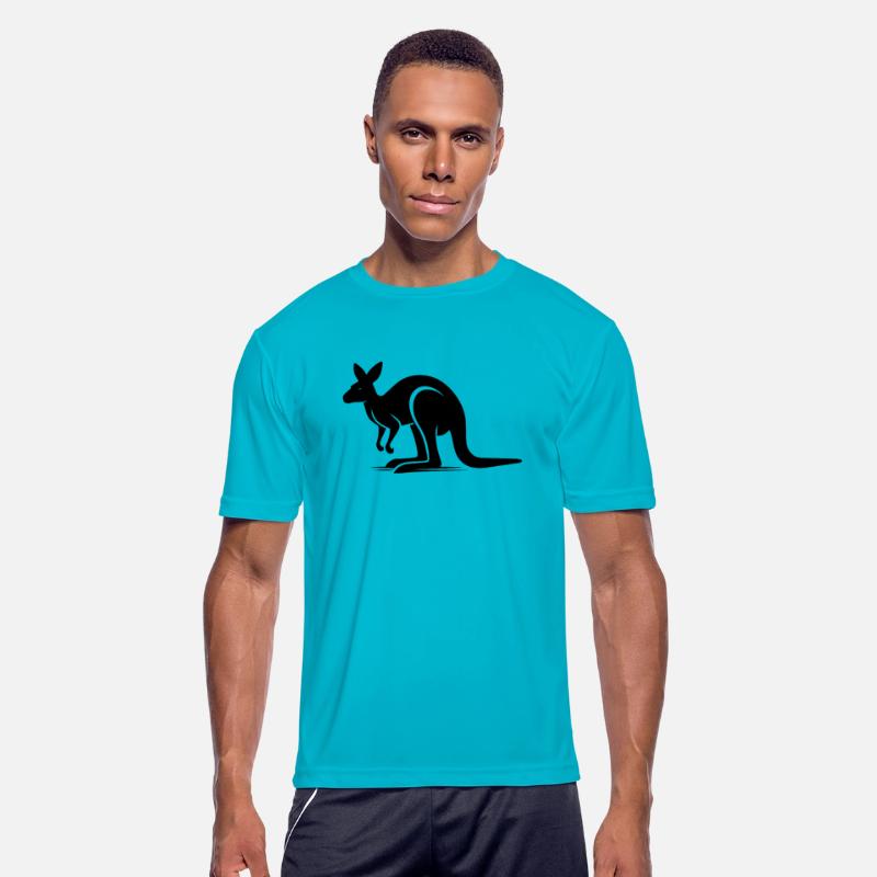 Majestic Kangaroo In Minimalist Form