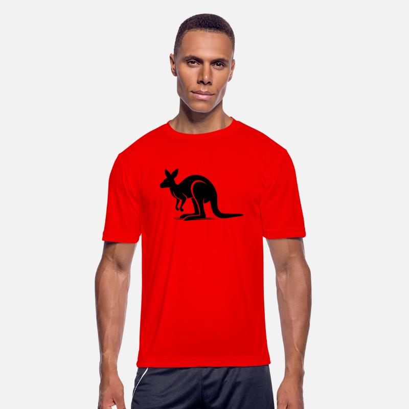 Majestic Kangaroo In Minimalist Form