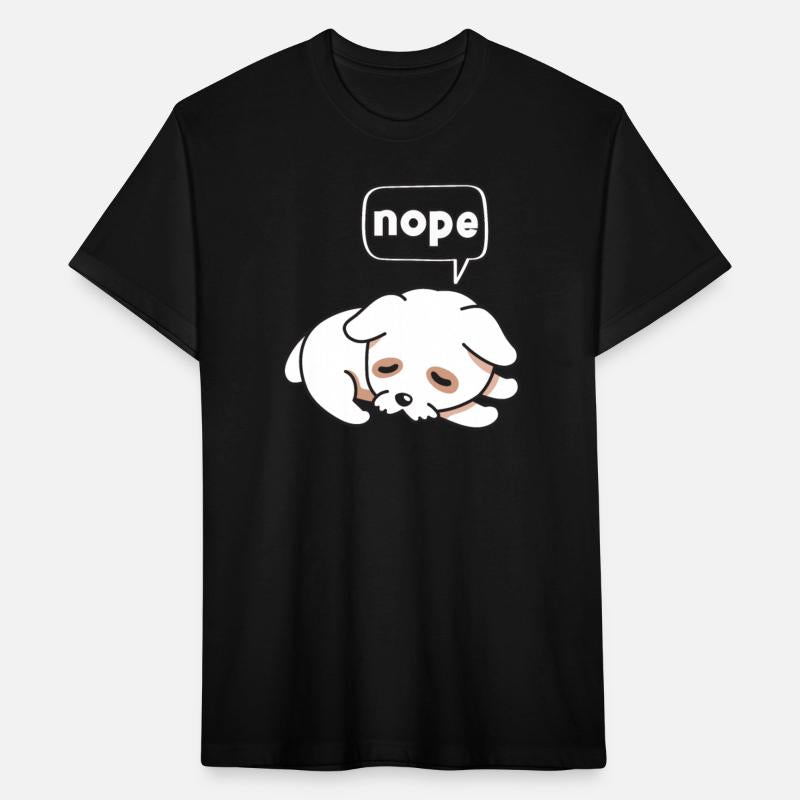 Maltese Nope Lazy