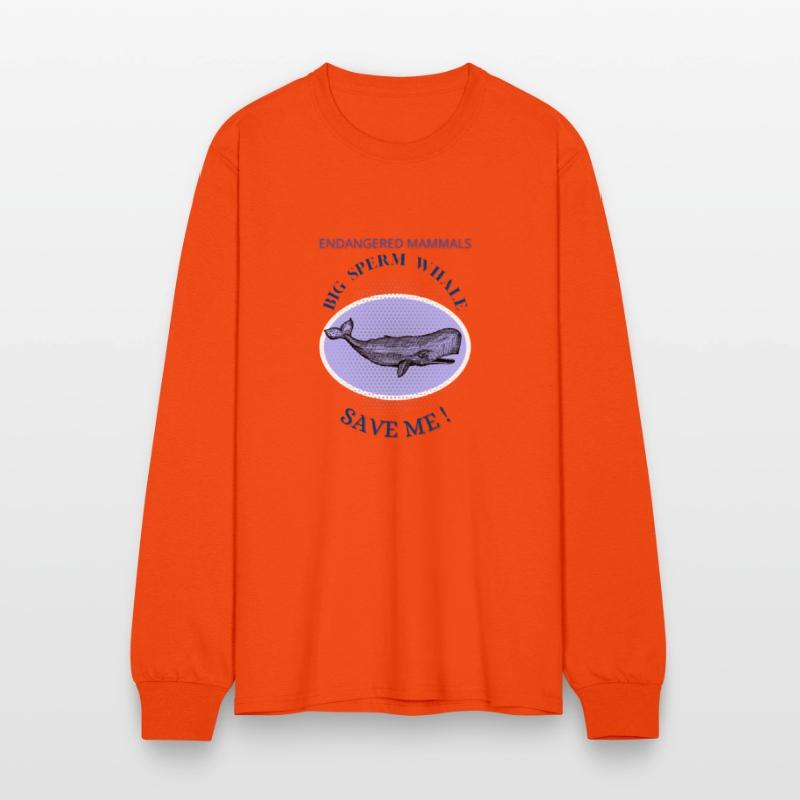 Mammals Endangered Big Sperm Whale