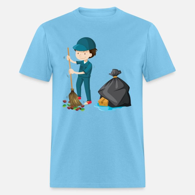 Man Clean Street Sweeper Gift