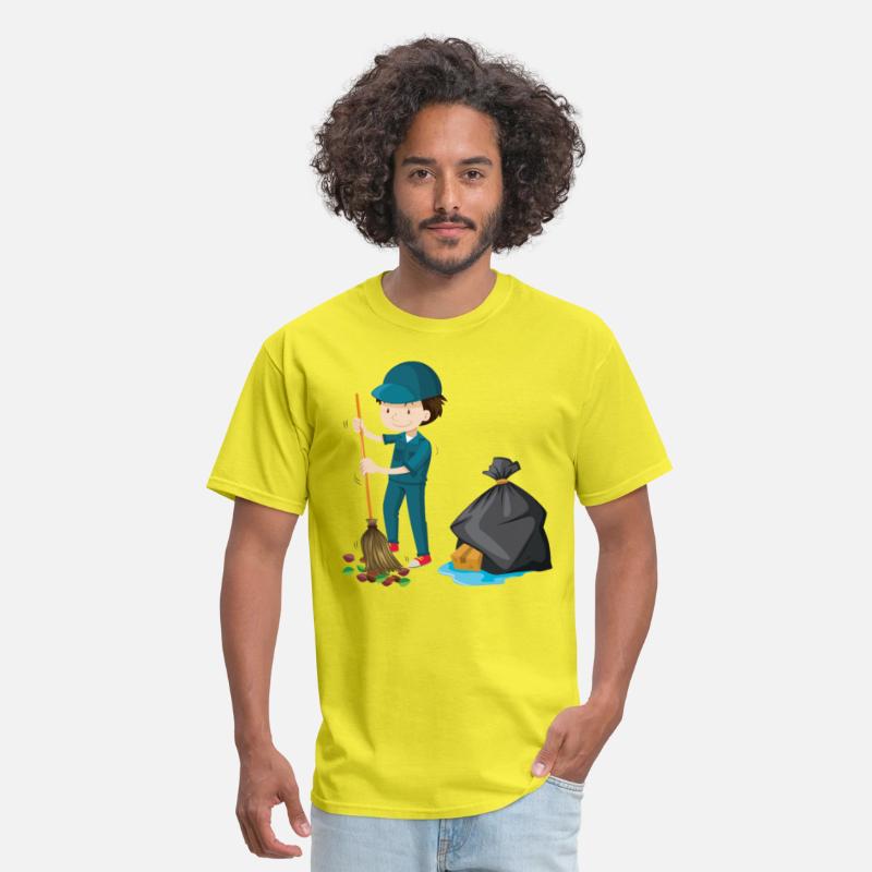 Man Clean Street Sweeper Gift