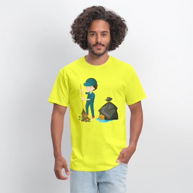 Man Clean Street Sweeper Gift