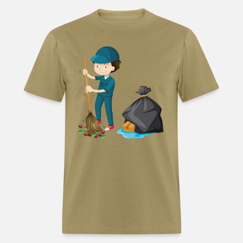 Man Clean Street Sweeper Gift