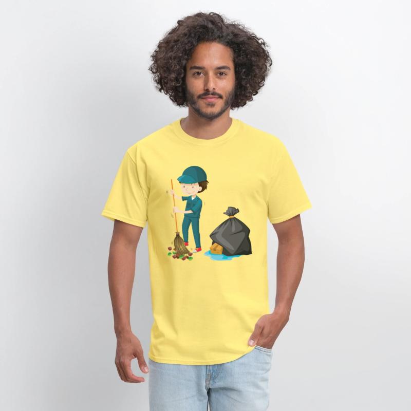 Man Clean Street Sweeper Gift