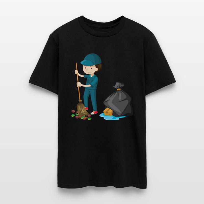 Man Clean Street Sweeper Gift