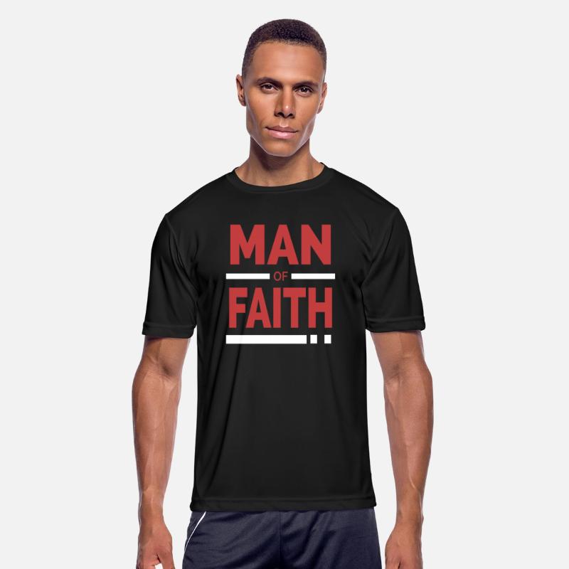 Man of faith typography