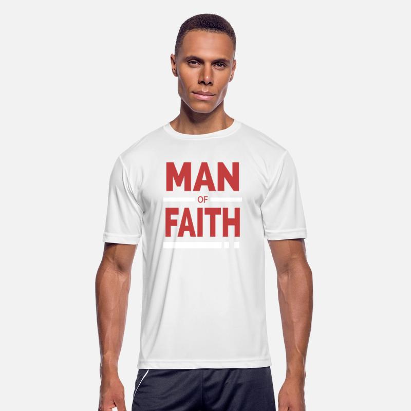 Man of faith typography
