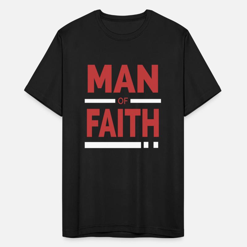 Man of faith typography