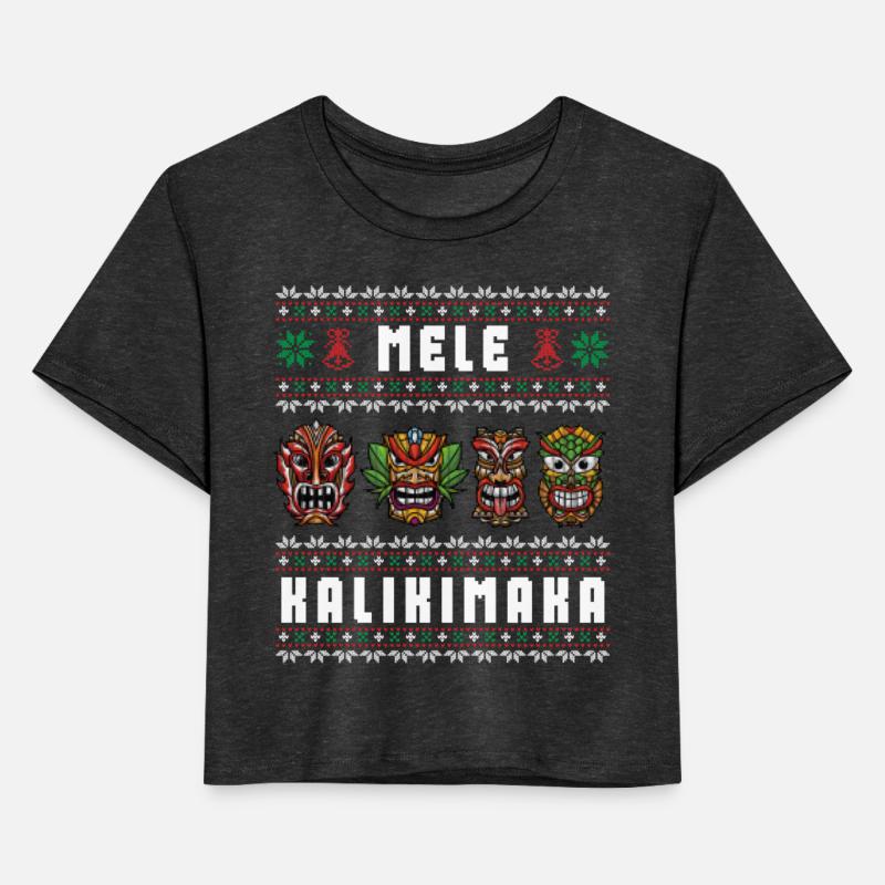 Mele Kalikimaka Hawaii Tiki Funny Ugly Christmas