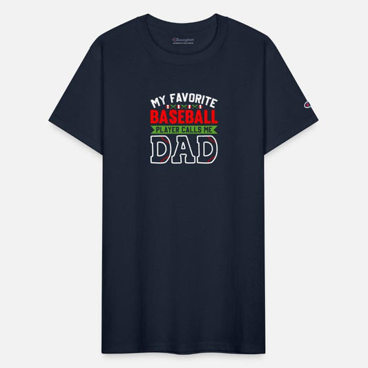 Mens Baseball Player Calls Me Dad T-shirt