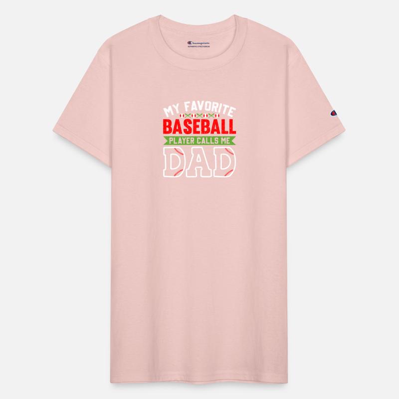 Mens Baseball Player Calls Me Dad T-shirt