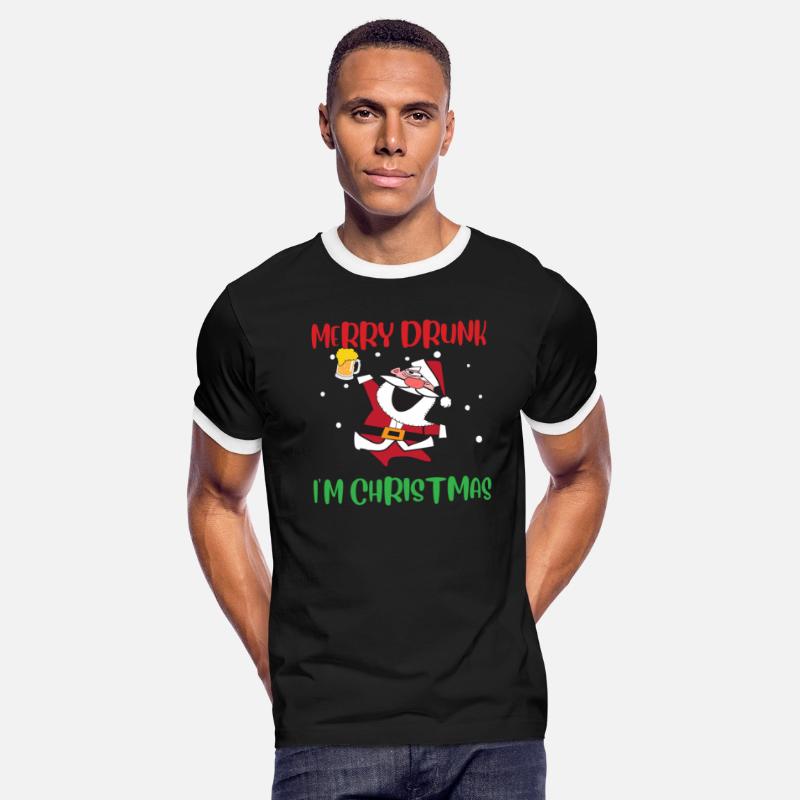 Merry Drunk I'm Christmas Funny Santa Claus