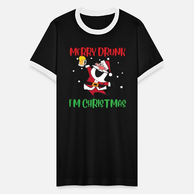 Merry Drunk I'm Christmas Funny Santa Claus