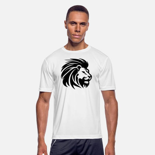 Mighty Lion Head With Mane Tattoo Style