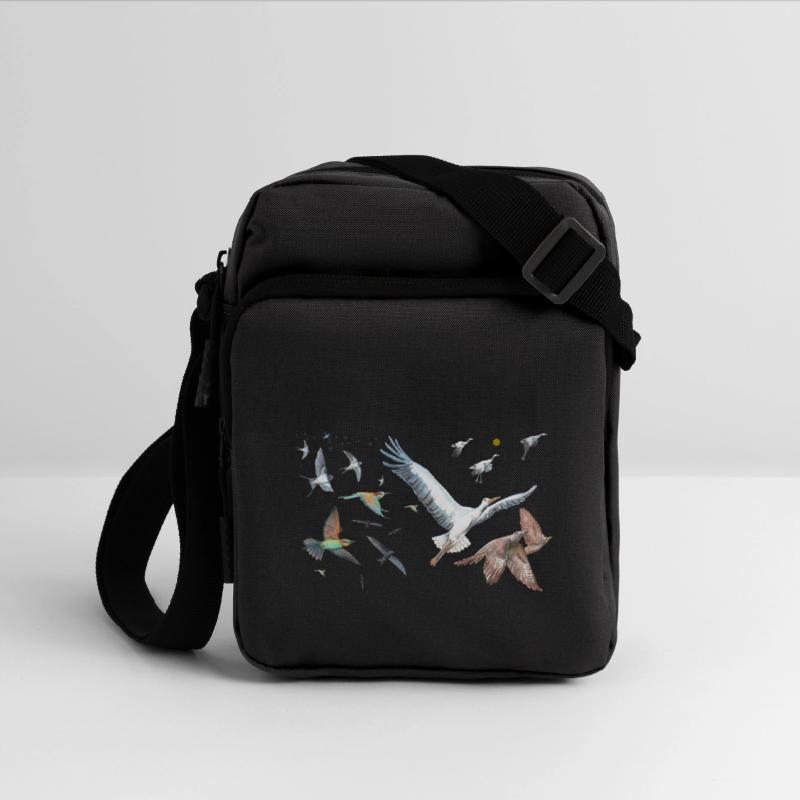 Migratory Birds Flying Illustration