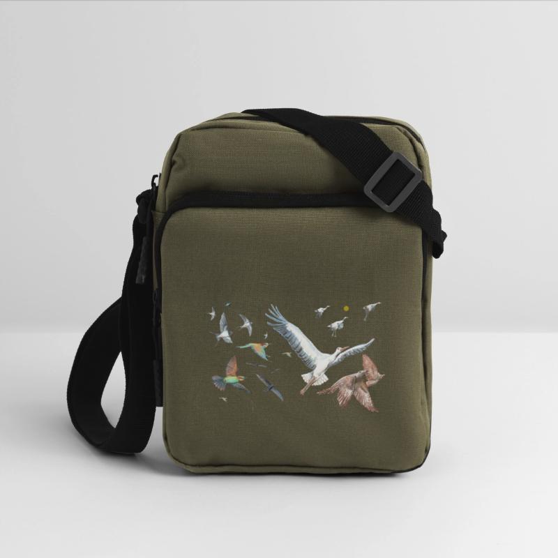 Migratory Birds Flying Illustration