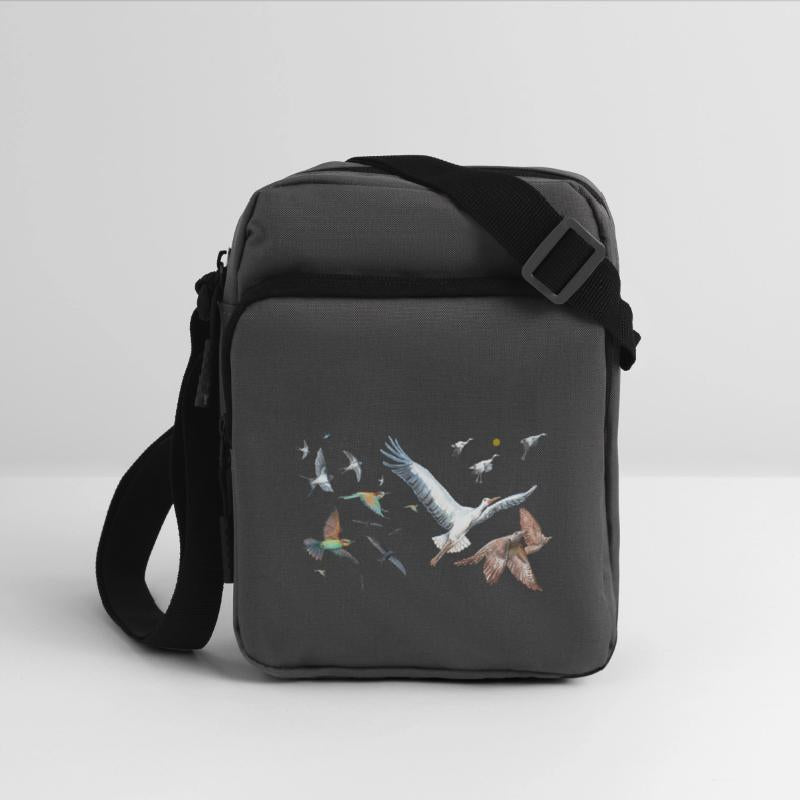 Migratory Birds Flying Illustration