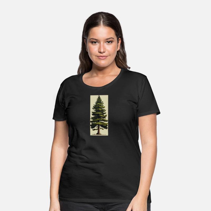 Minimalist Pine Tree Art for Home Decor and More