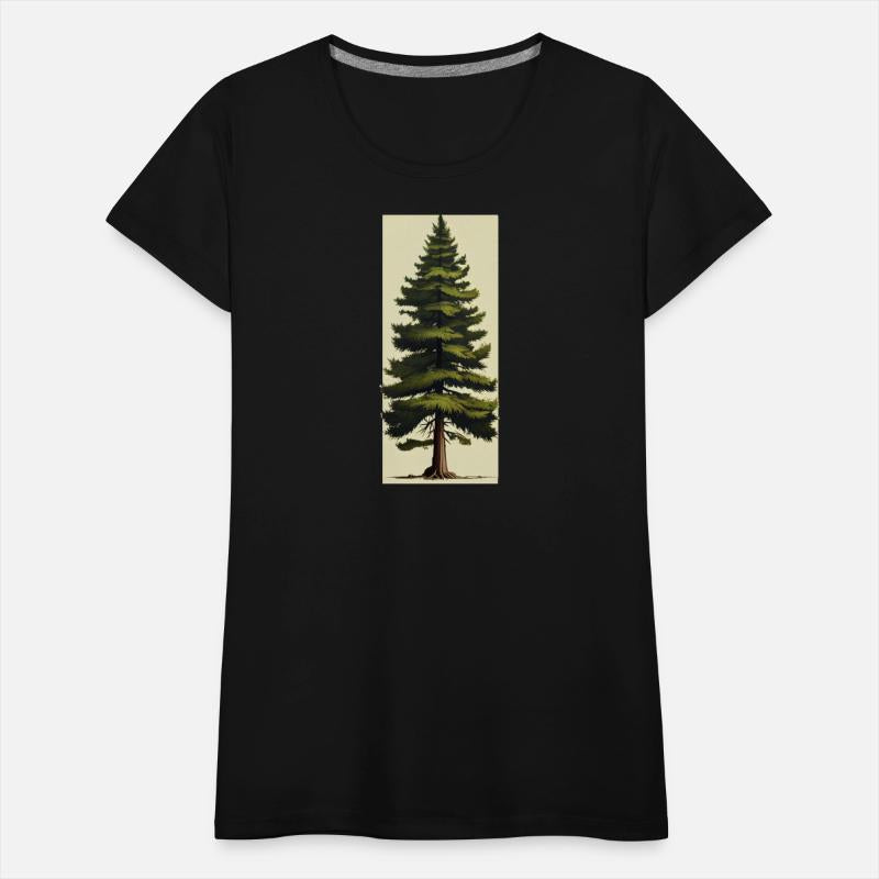 Minimalist Pine Tree Art for Home Decor and More