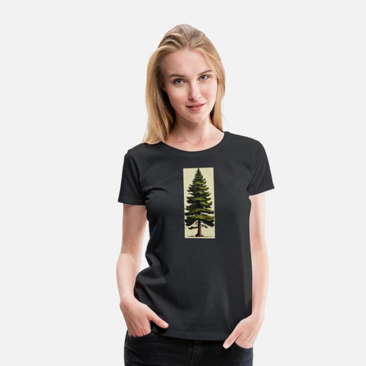 Minimalist Pine Tree Art for Home Decor and More