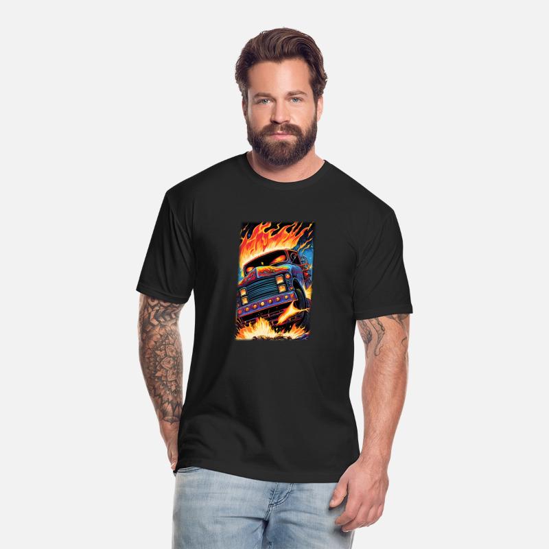Monster Truck With Fire-All Original MONSTER TRUCK