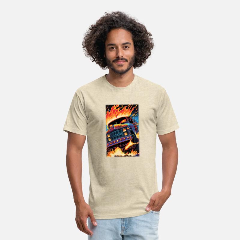 Monster Truck With Fire-All Original MONSTER TRUCK