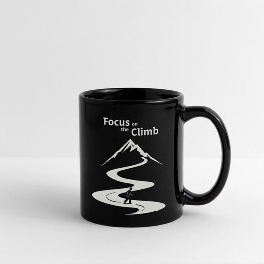 Motivational Mountain Focus On The Climb