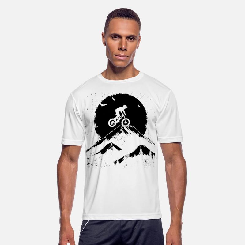 Mountain Biking Cyclist