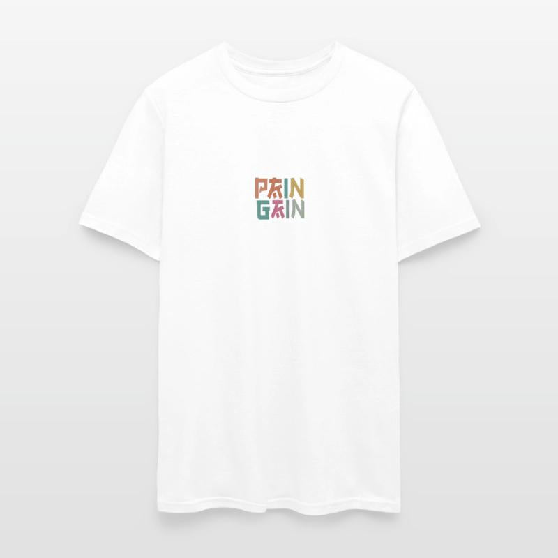 Multicolor Graffiti: Pain is Gain Tee