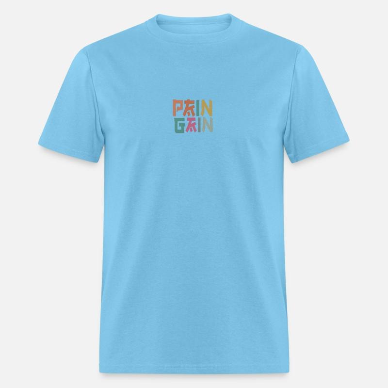 Multicolor Graffiti: Pain is Gain Tee