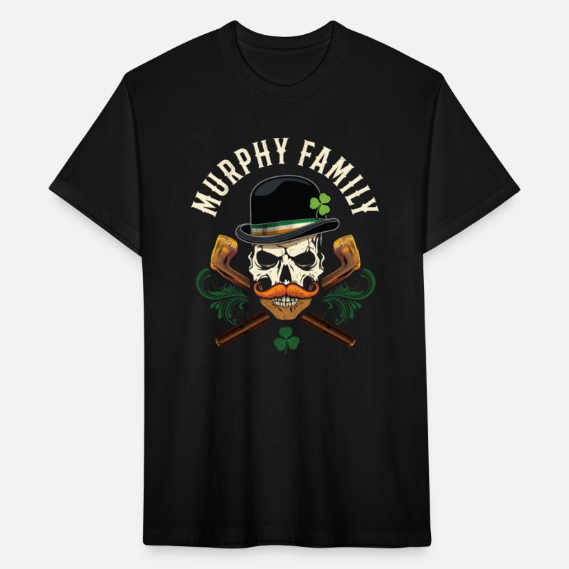 Murphy Family Irish Skull with Shillelagh