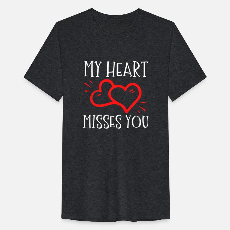 My Heart Misses You Dear Couple's Tee Valentine's