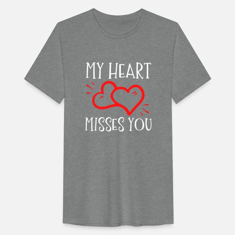 My Heart Misses You Dear Couple's Tee Valentine's