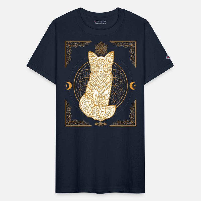 Mystical Fox Mandala Artwork