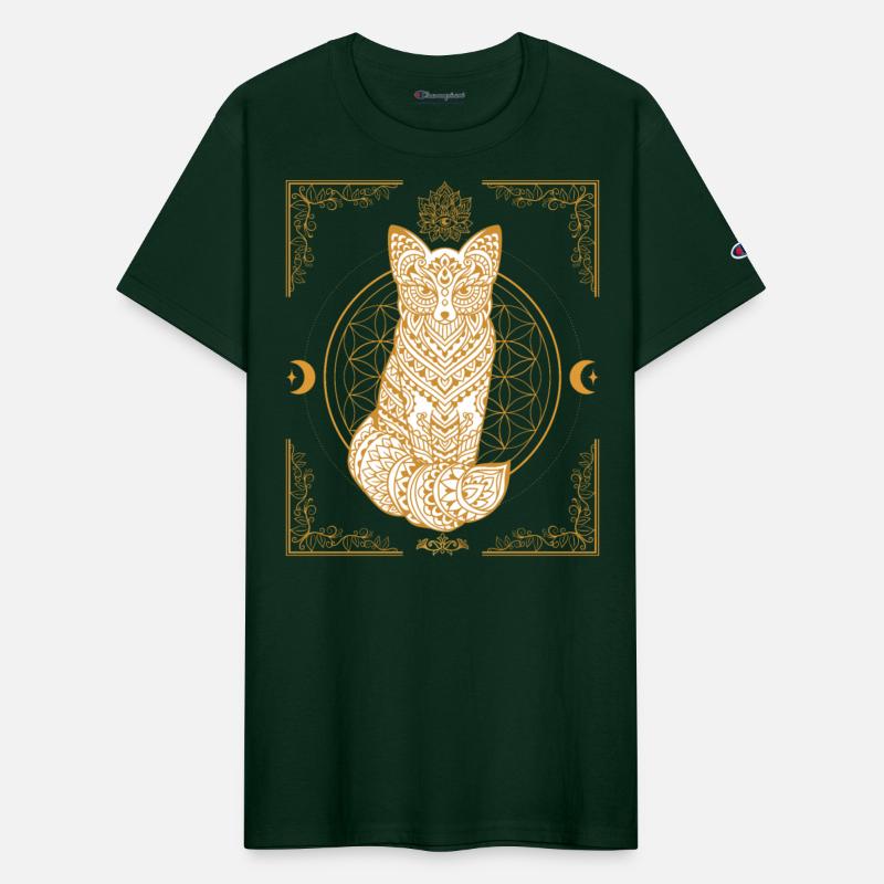 Mystical Fox Mandala Artwork