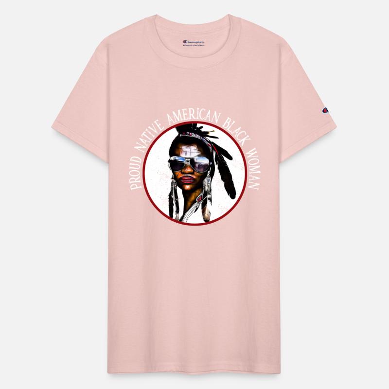 Native American & Black Woman Pride T-Shirt