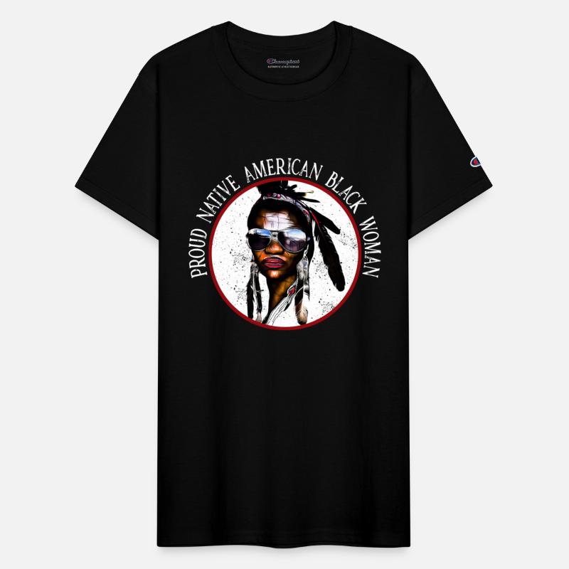 Native American & Black Woman Pride T-Shirt