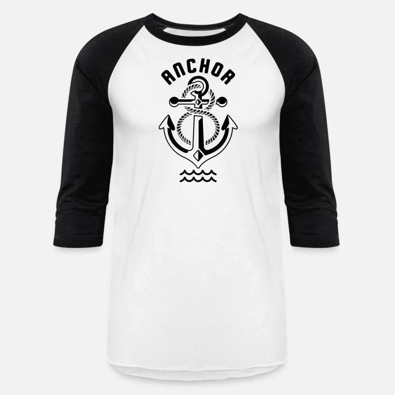 Nautical Anchor Emblem Tee-Classic Maritime Style