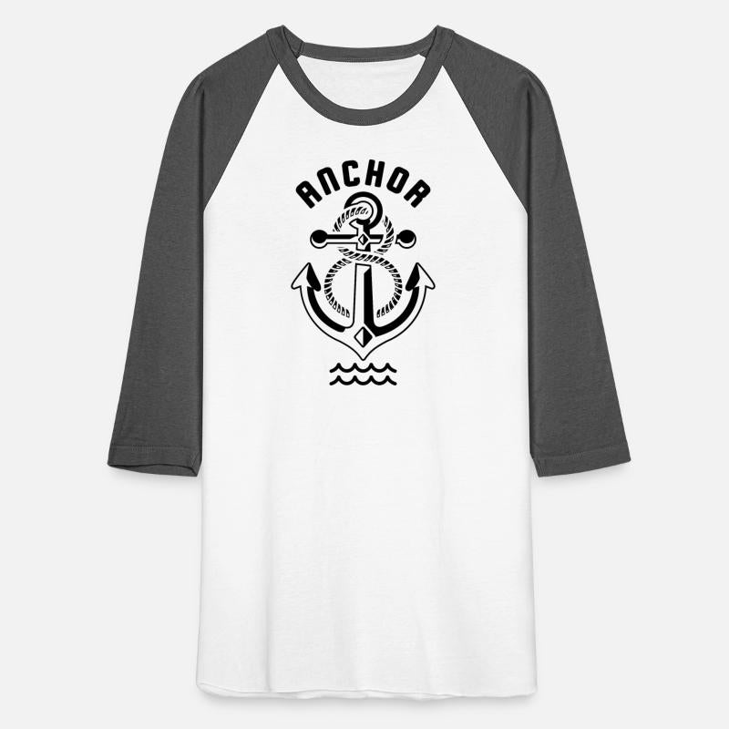 Nautical Anchor Emblem Tee-Classic Maritime Style