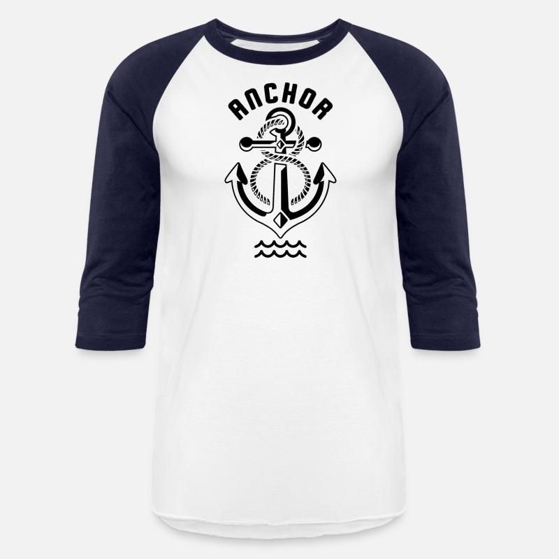 Nautical Anchor Emblem Tee-Classic Maritime Style