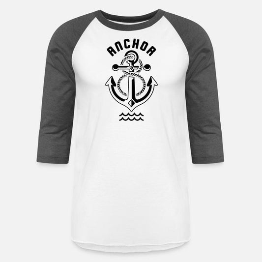 Nautical Anchor Emblem Tee-Classic Maritime Style