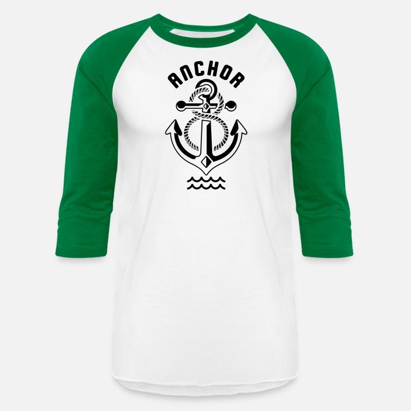 Nautical Anchor Emblem Tee-Classic Maritime Style