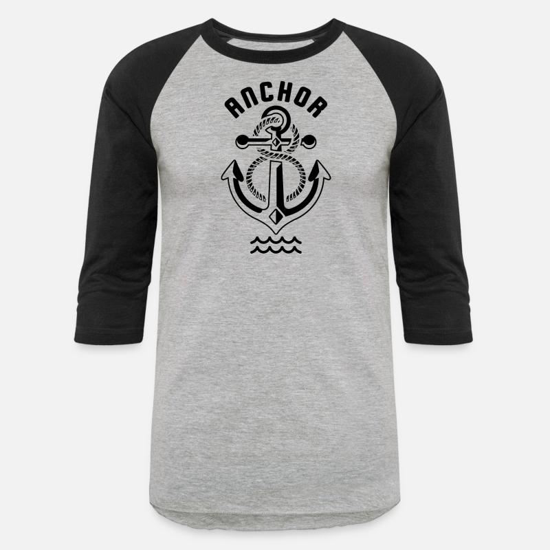 Nautical Anchor Emblem Tee-Classic Maritime Style